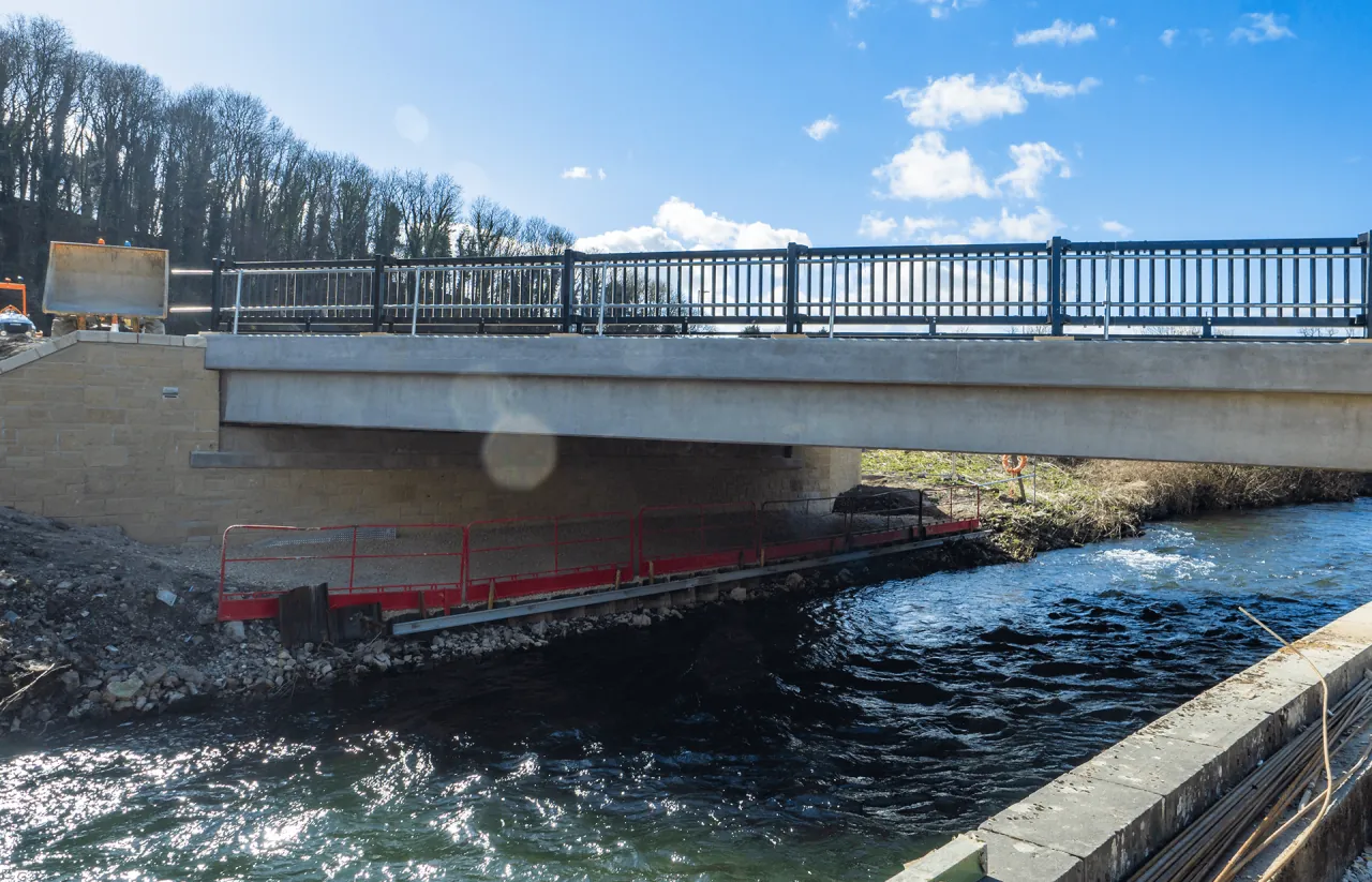 Riverside Business Park, Bakewell: the new bridge